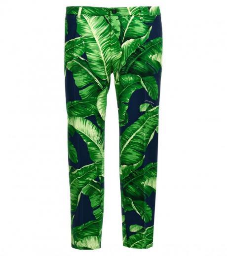 multicolor printed pants