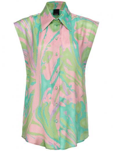 multicolor printed shirt