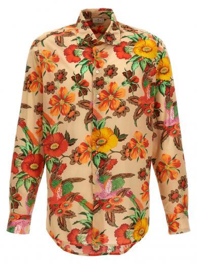 multicolor printed shirt