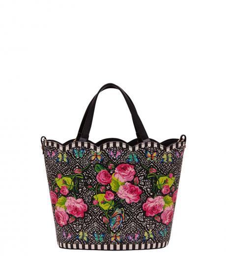 multicolor secret garden mini satchel