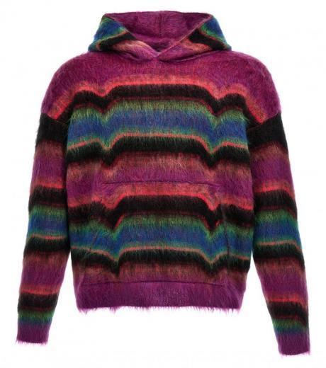 multicolor skateboard hooded sweater