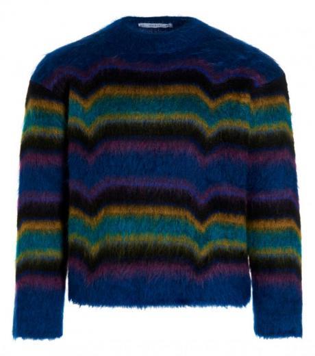 multicolor skateboard sweater