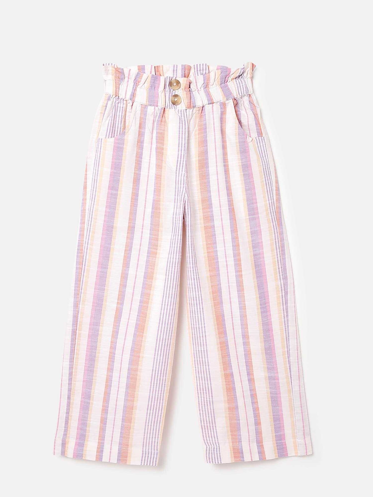 multicolor striped trouser