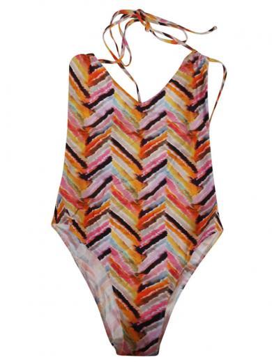 multicolor varadero printed one-piece swimsuit