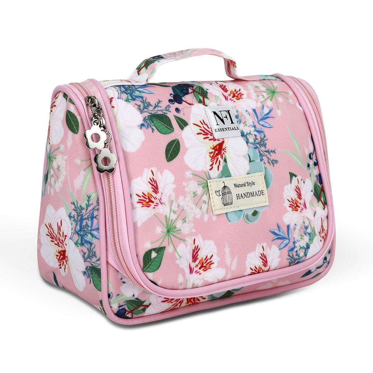 multifunctional cosmetic bag with hook for travel
