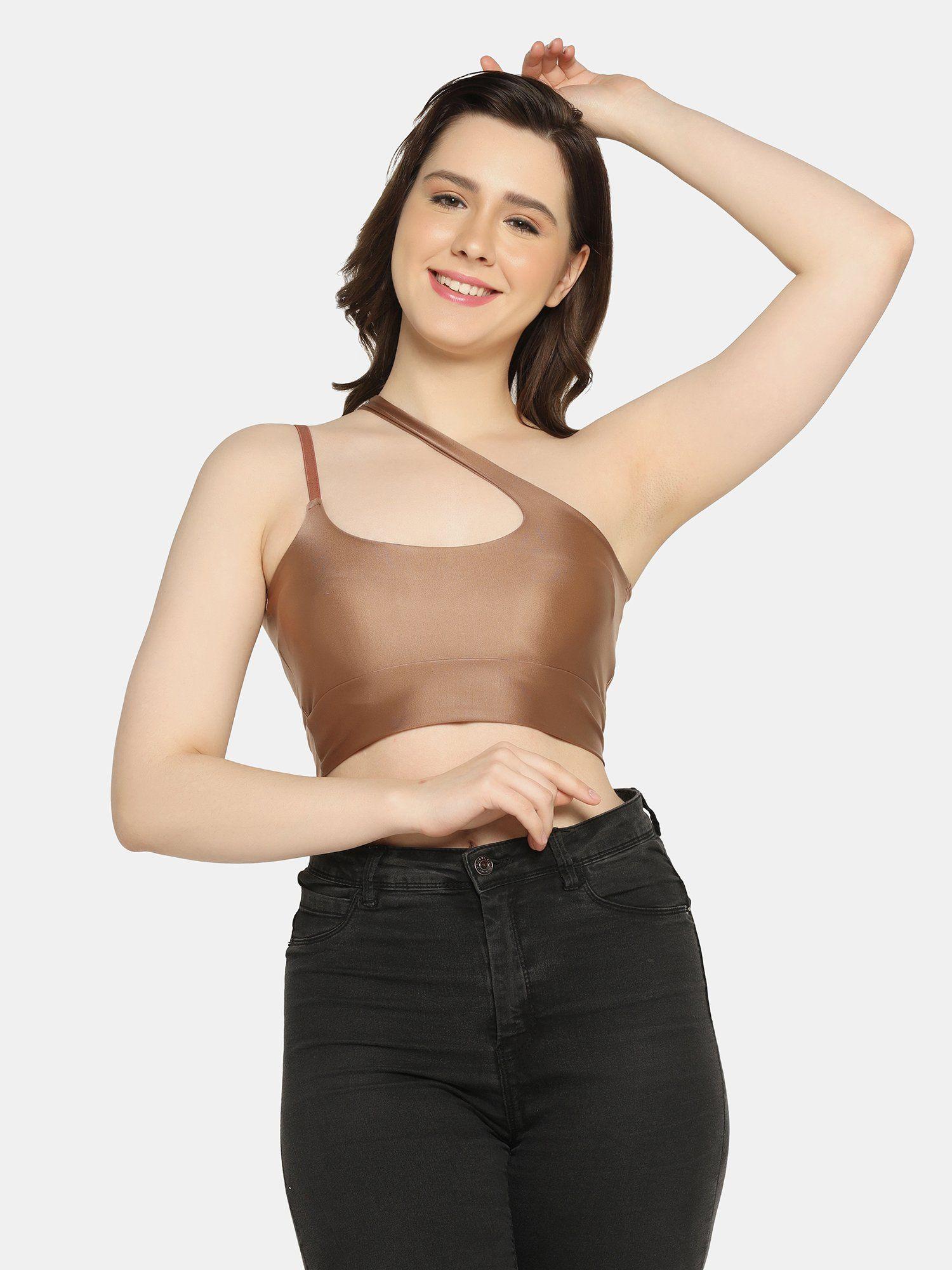 multiway sports bralette - copper