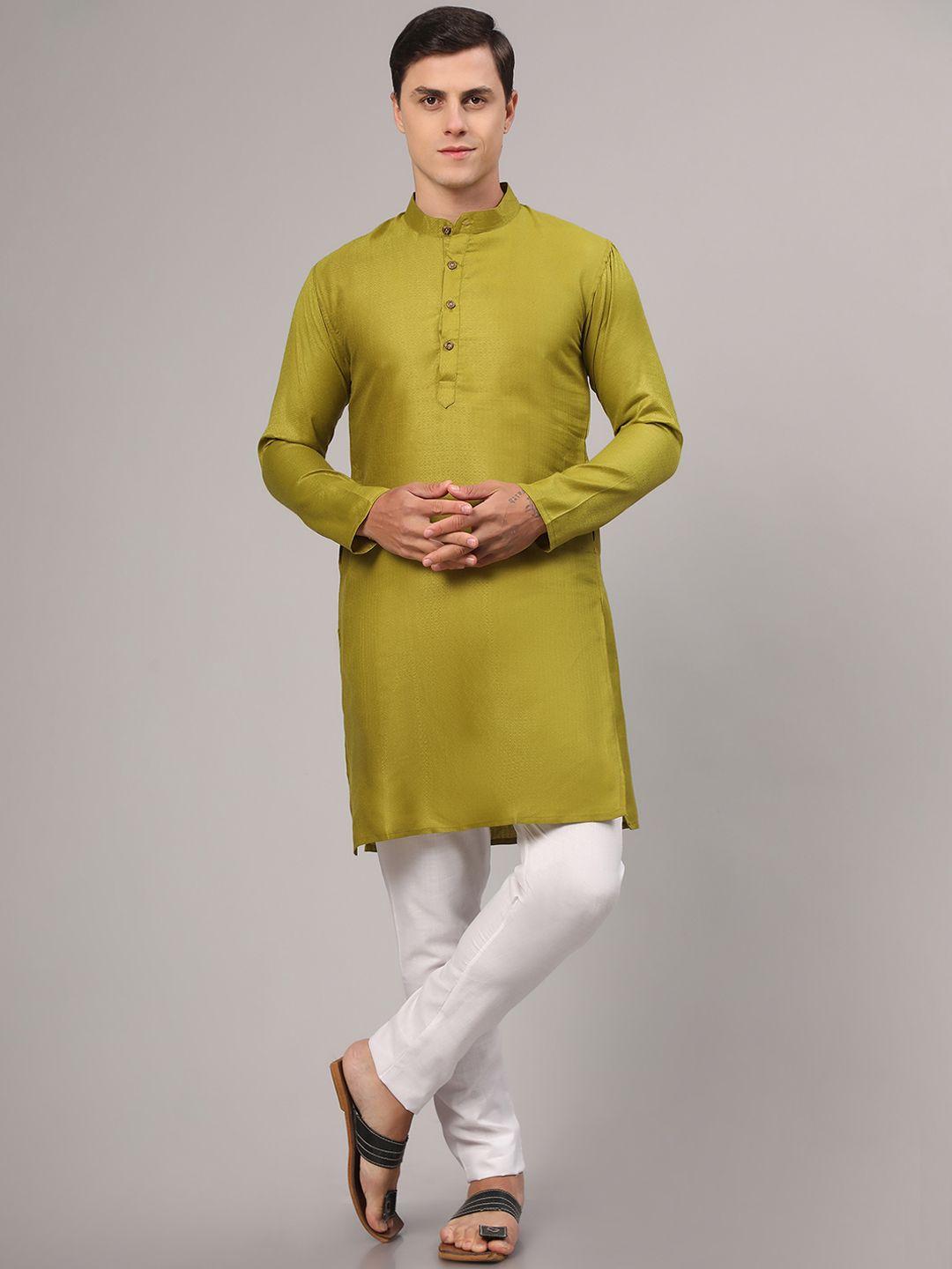 murta trends geometric woven design kurta with pyjamas