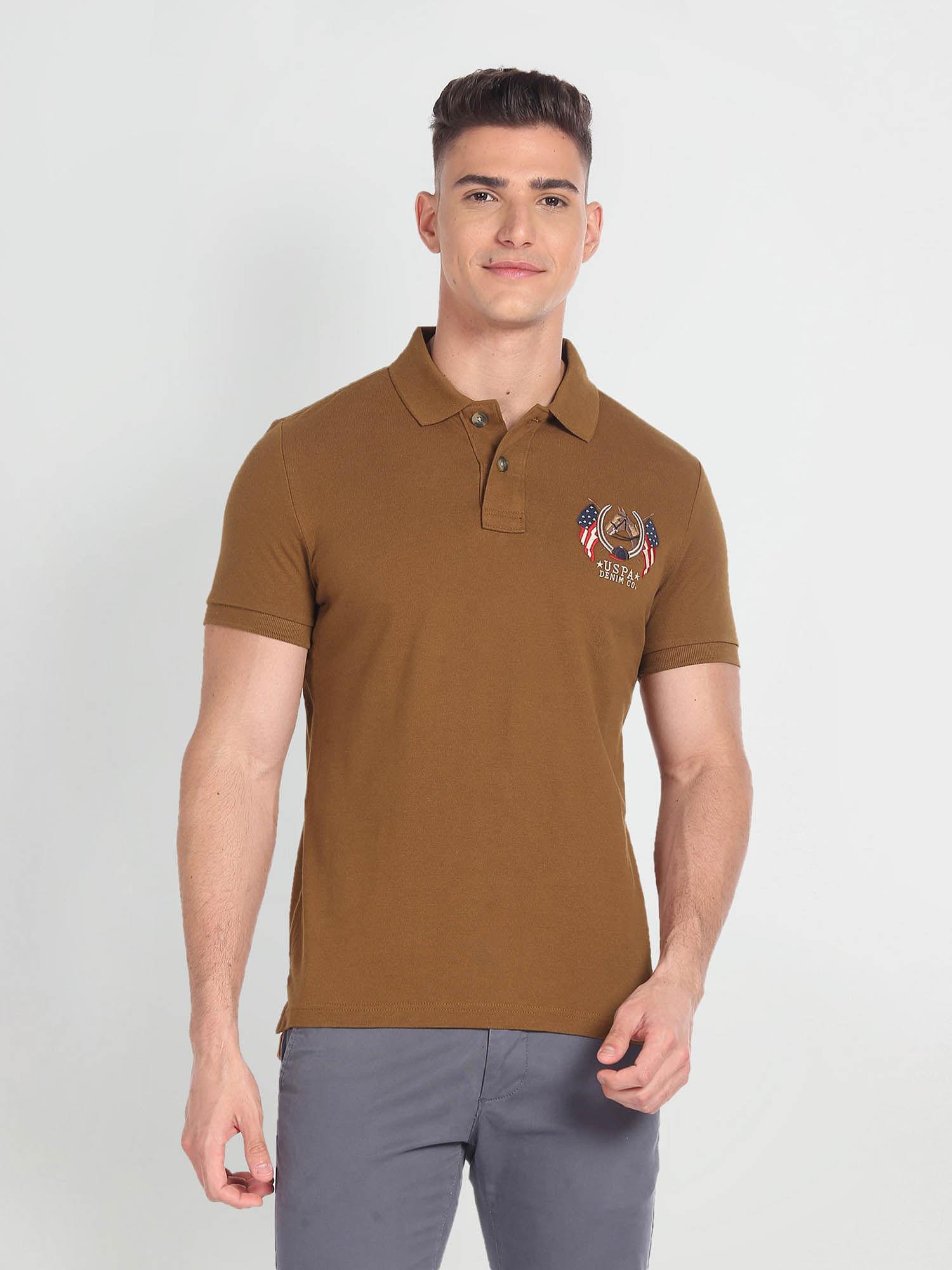 muscle fit polo t-shirt