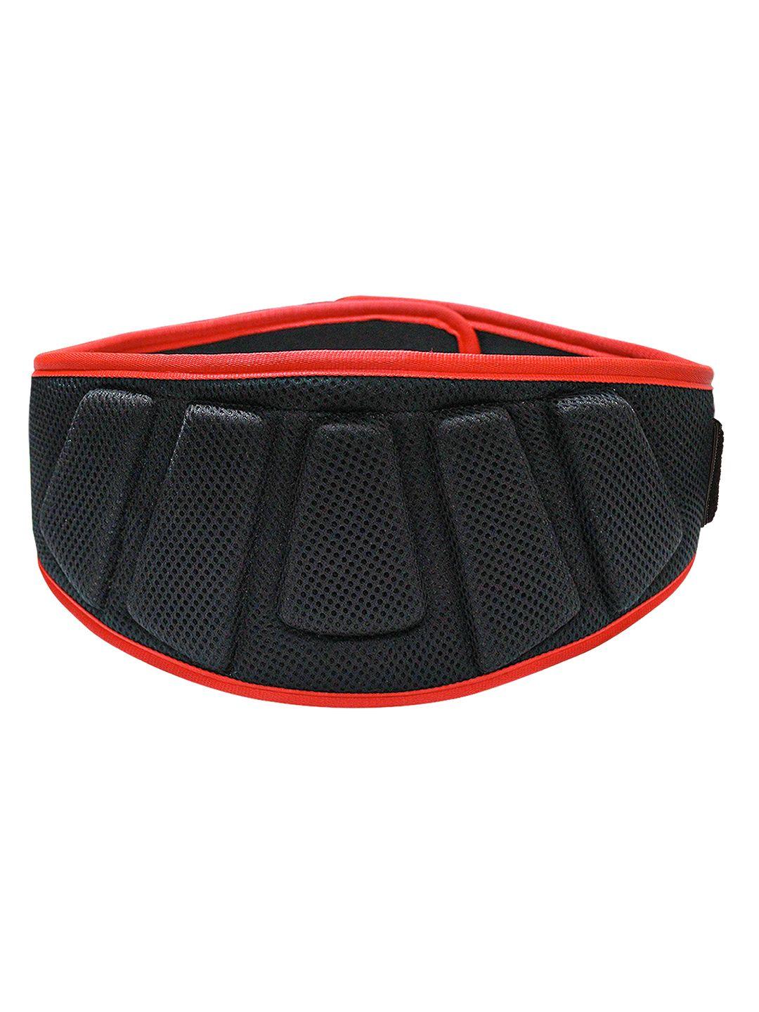 musclexp black gym nylon padded weightlifting belt sport accessories