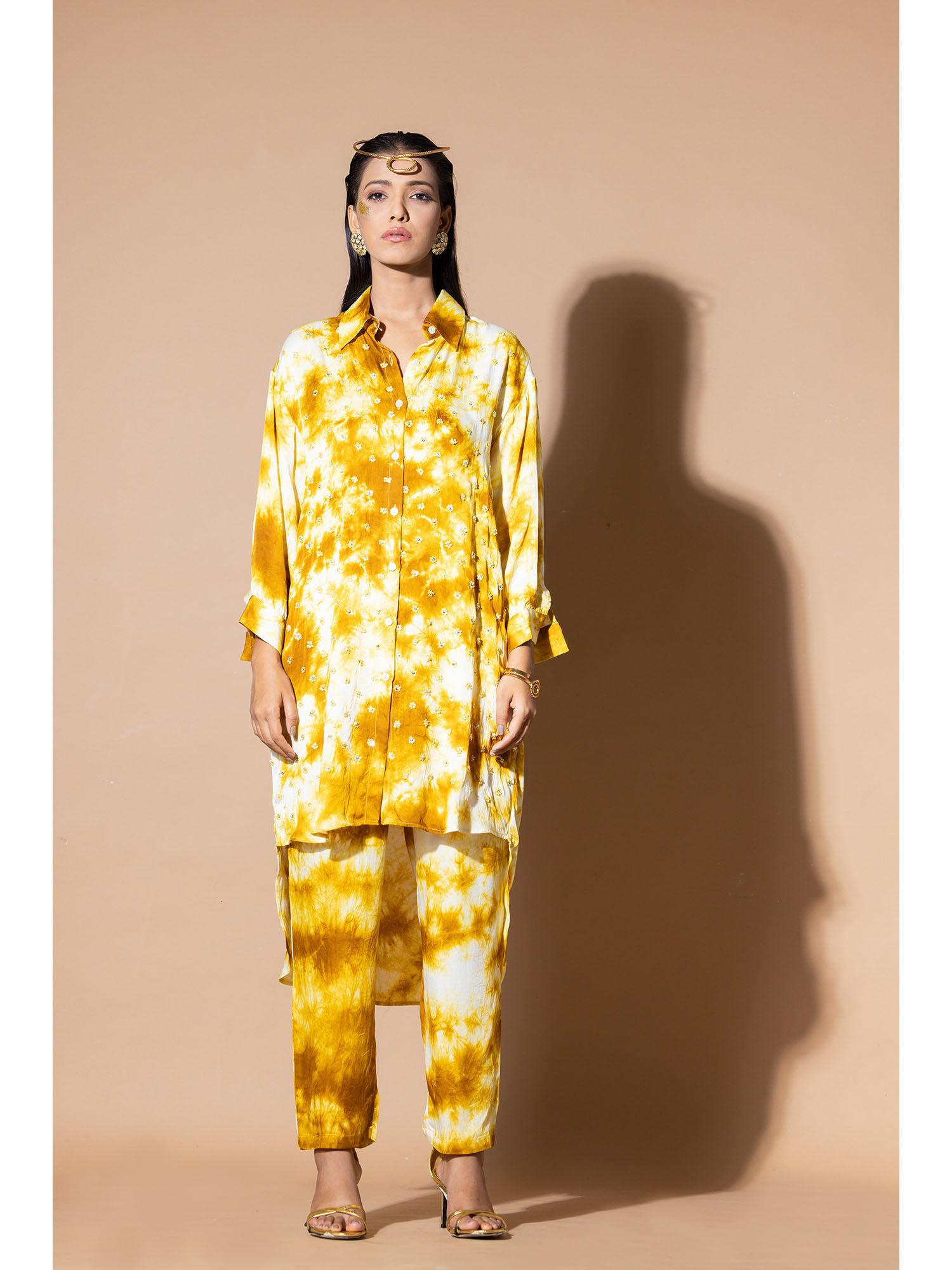 mustard magic hour co-ord (set of 2)