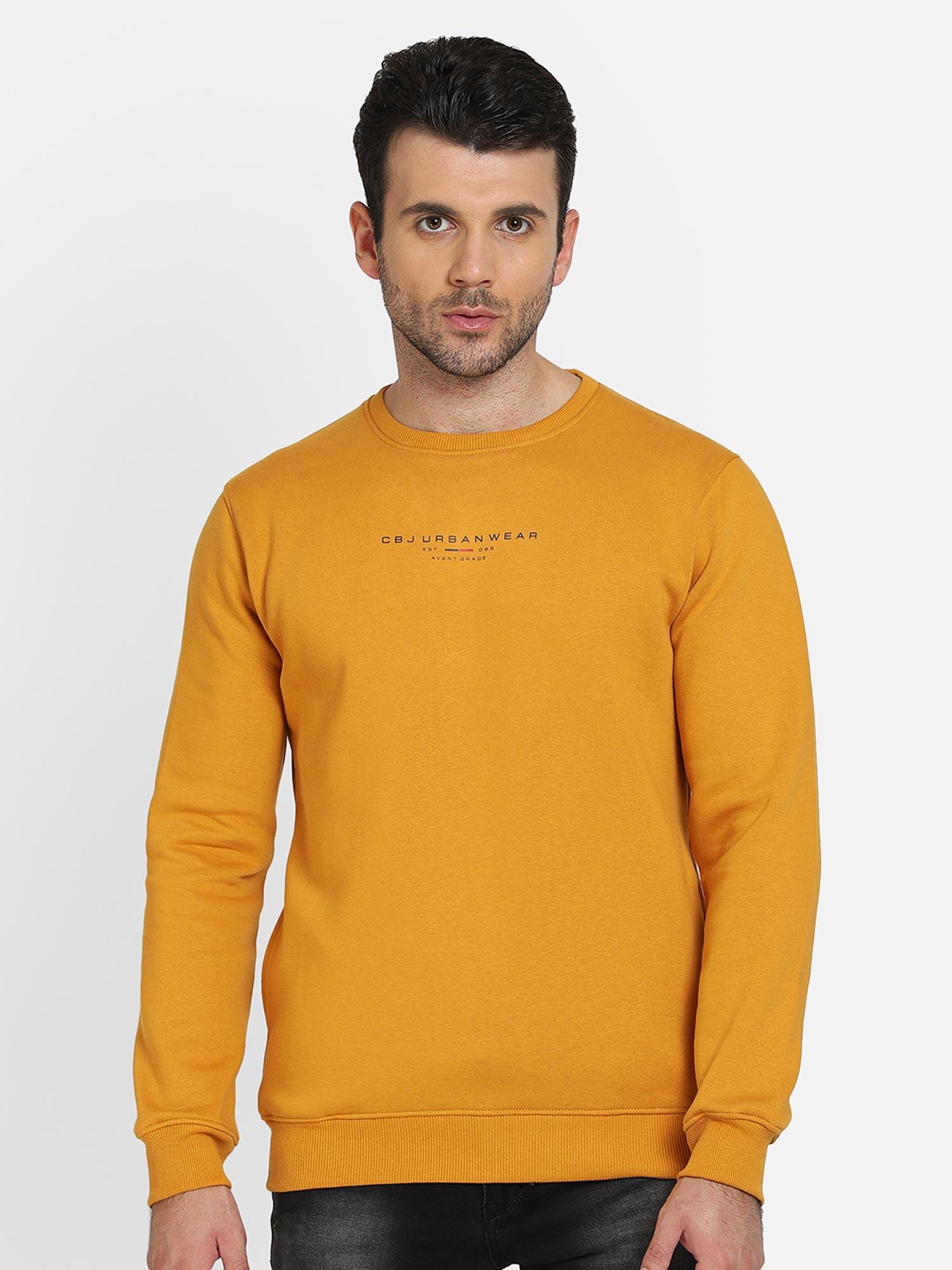 mustard sweatshirt