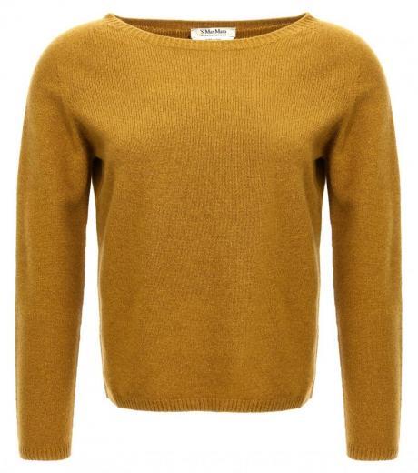 mustard wool  sweater