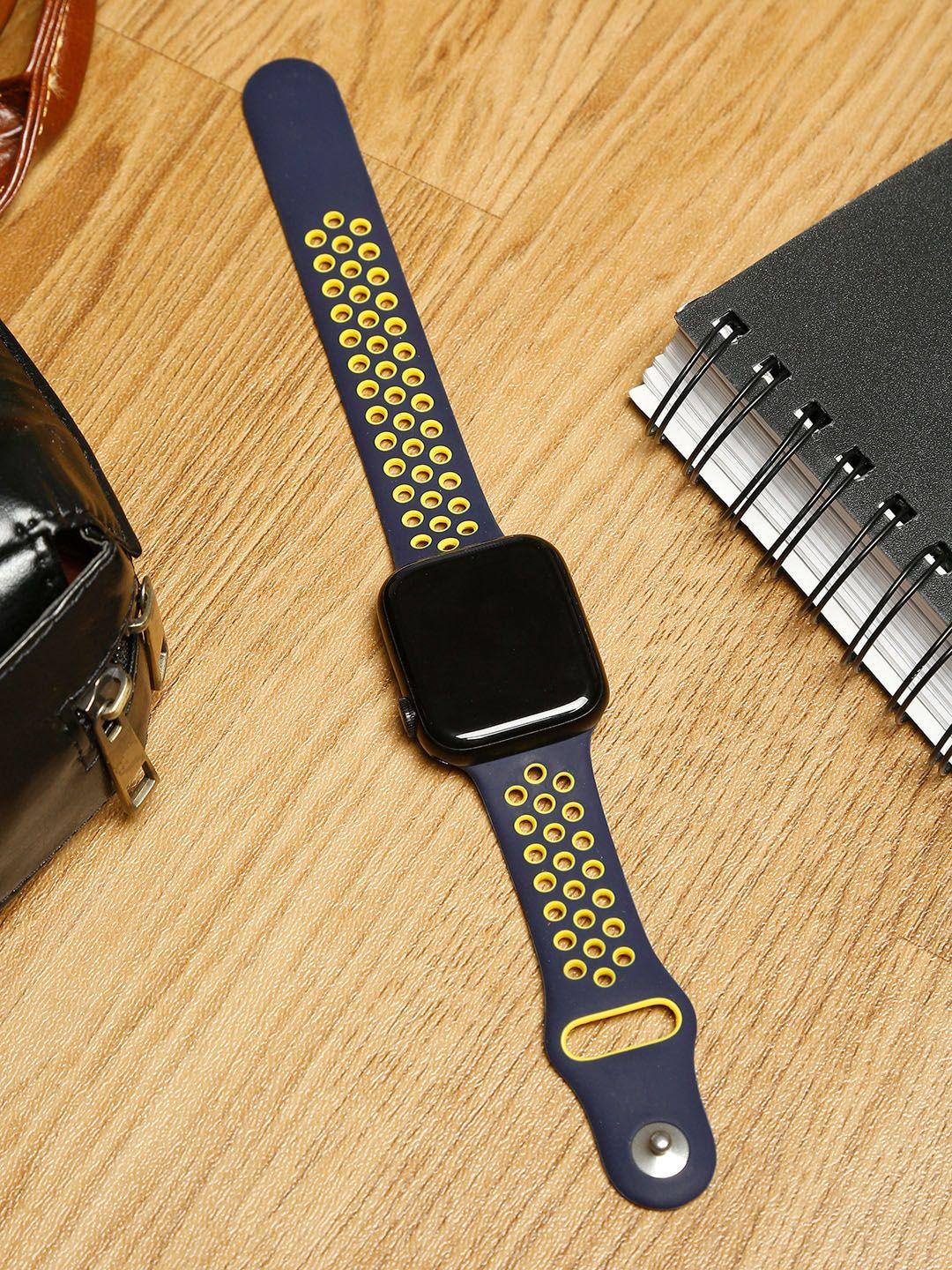 mutaqinoti blue & yellow
silicone smartwatch strap