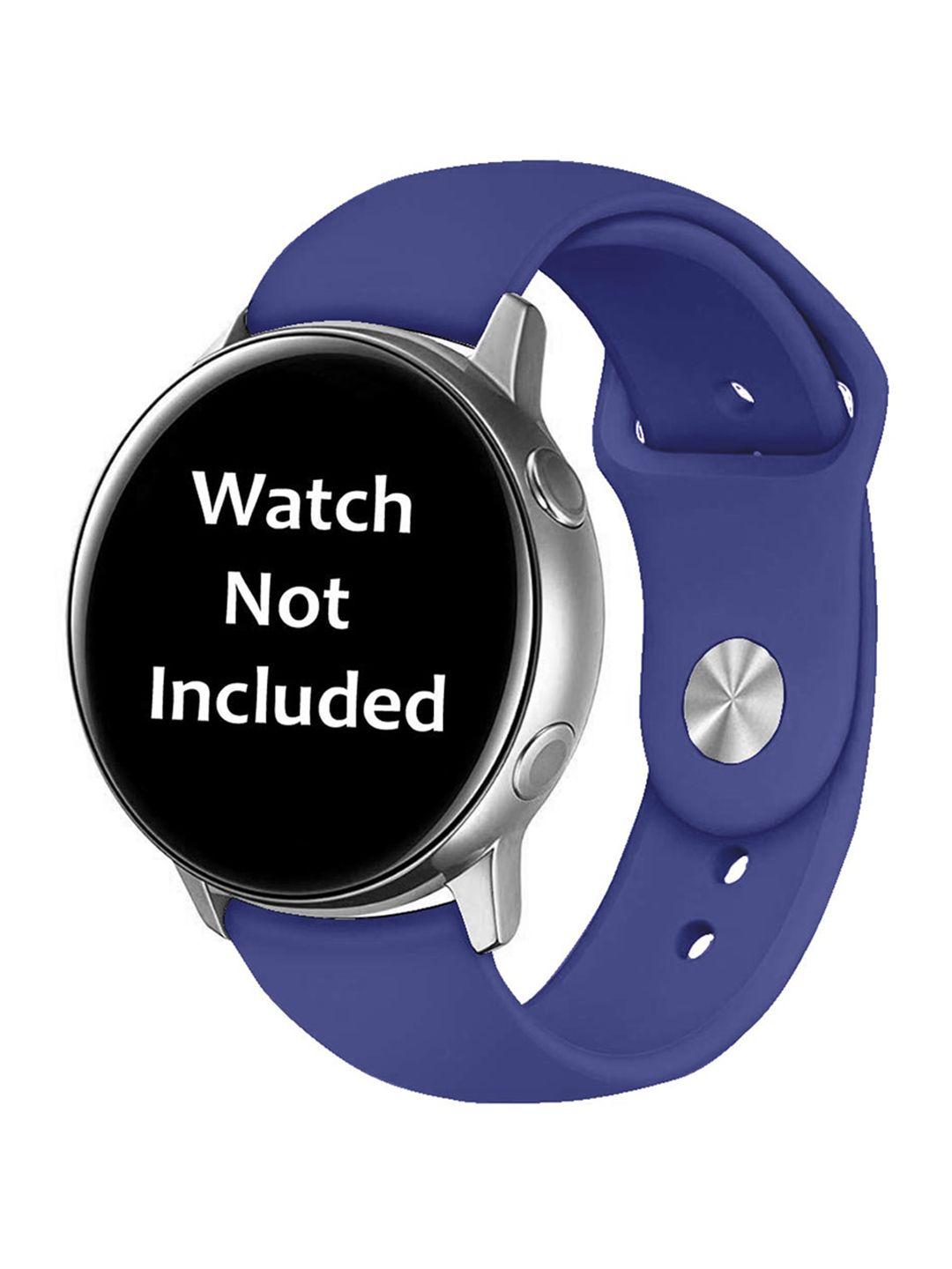 mutaqinoti blue solid smartwatch strap