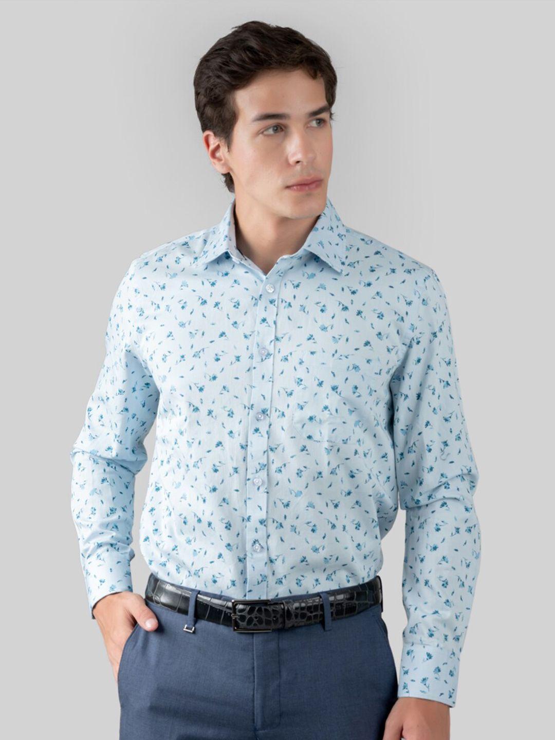 mutaqinoti comfort floral printed cotton formal shirt