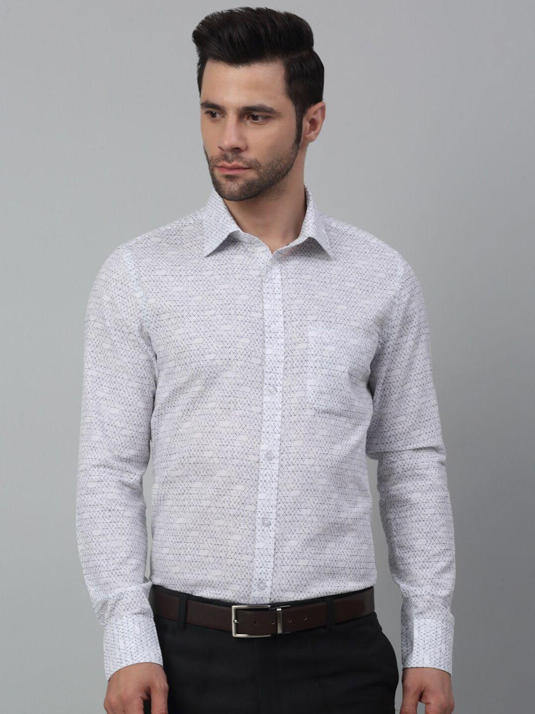 mutaqinoti comfort micro ditsy printed cotton formal shirt