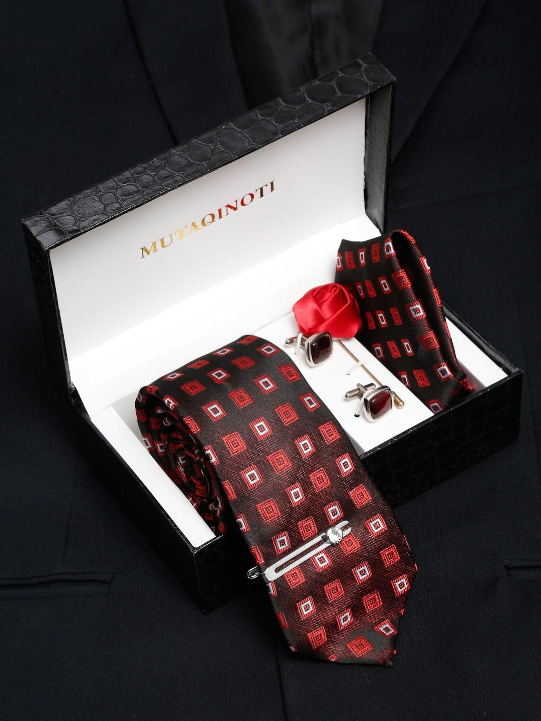 mutaqinoti men brown accessory gift set