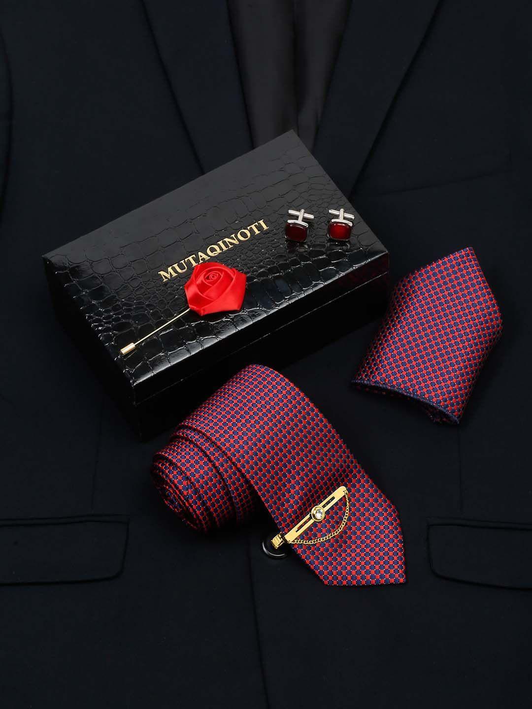 mutaqinoti men formal silk accessory gift set