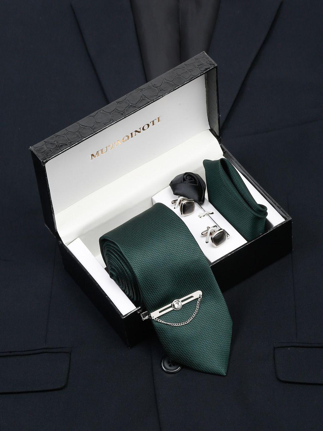 mutaqinoti men formal silk accessory gift set