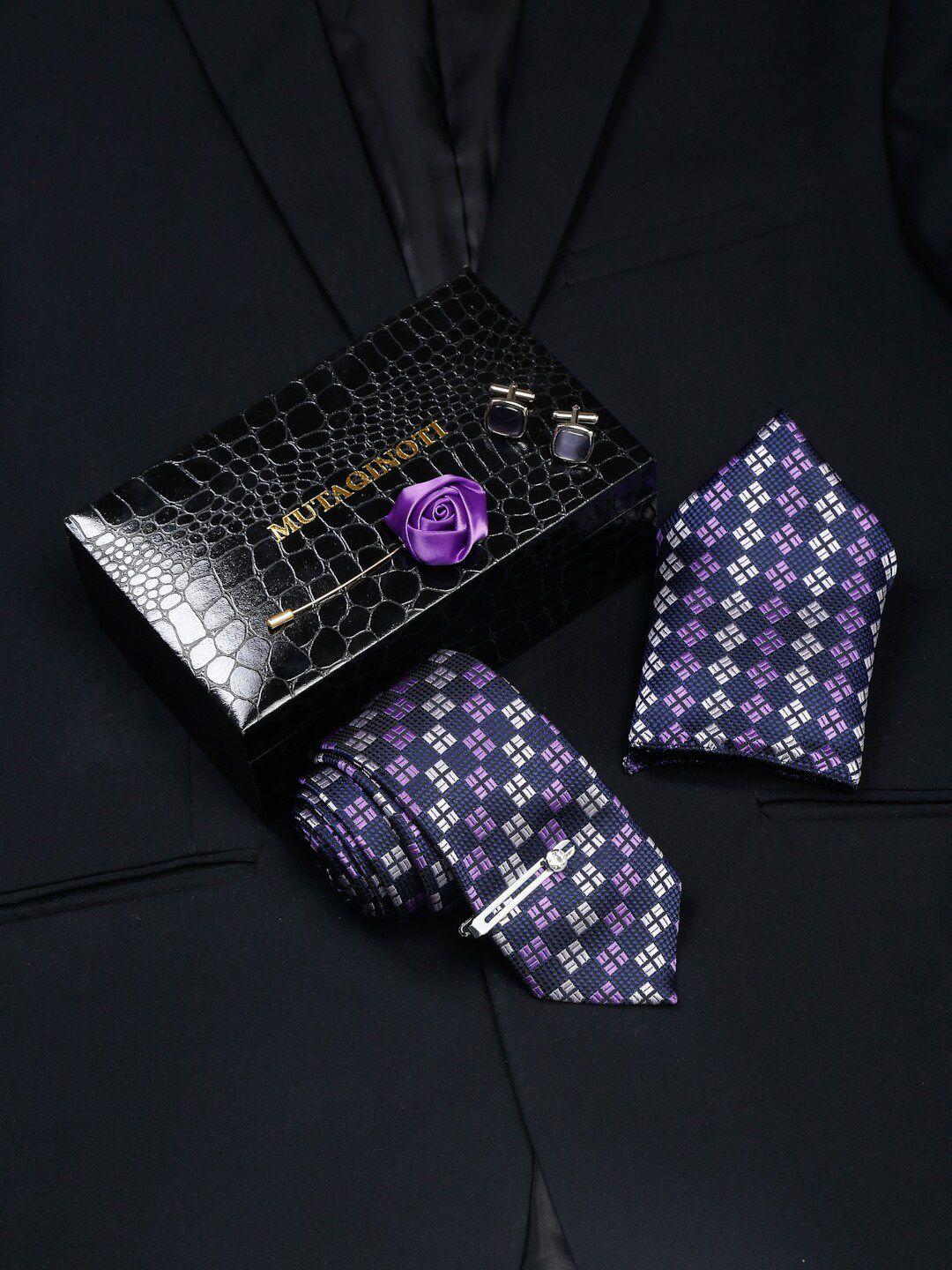 mutaqinoti men purple accessory gift set