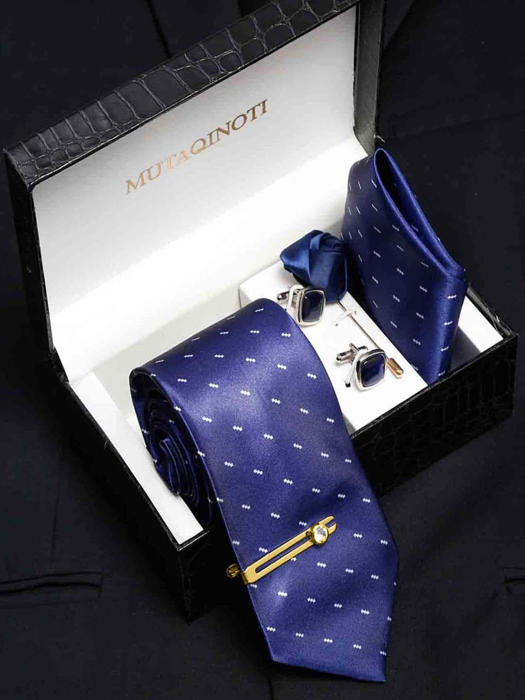 mutaqinoti men silk formal tie cufflinks and pocket square accessory gift set