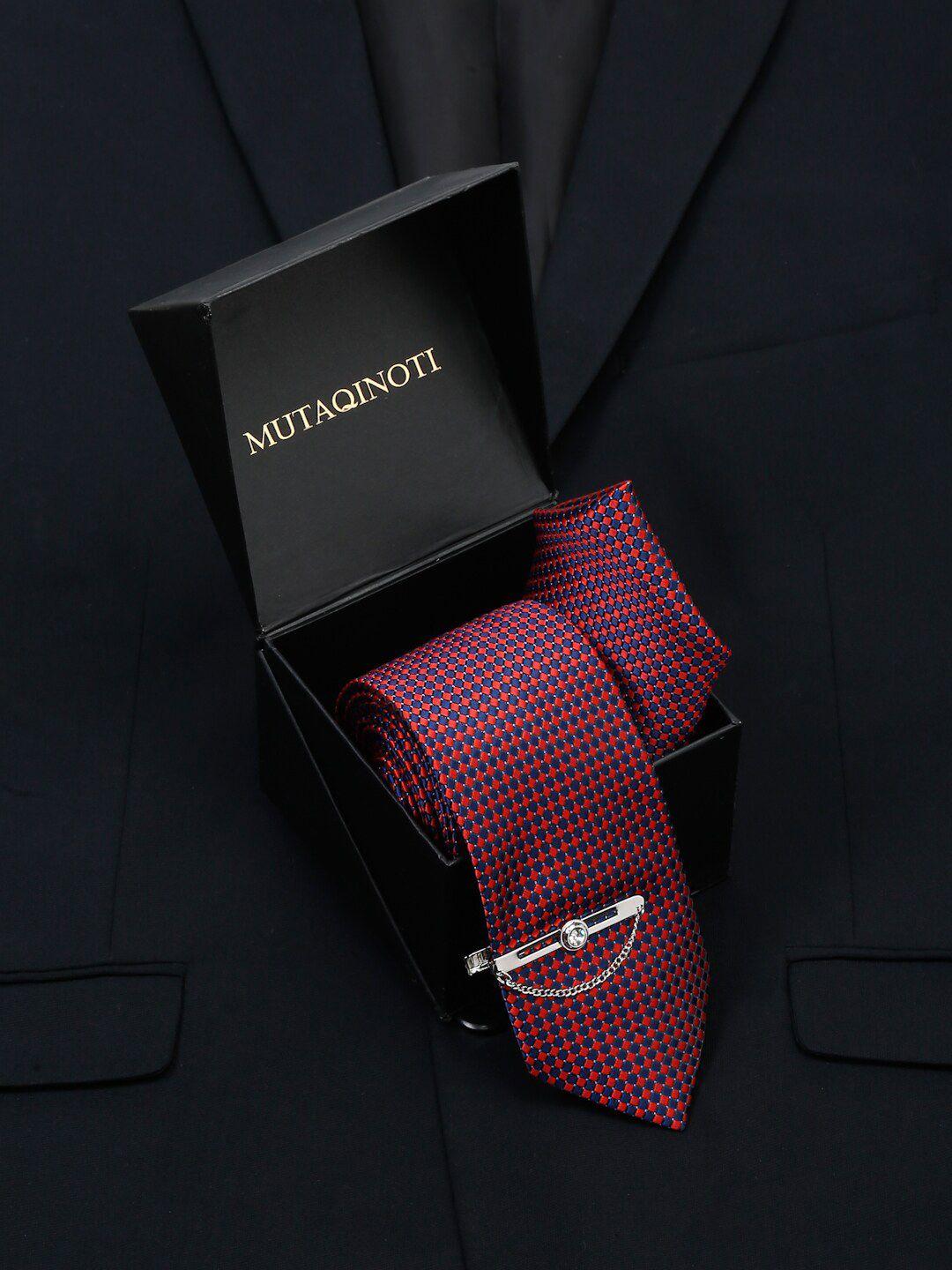 mutaqinoti men silk necktie accessory gift set
