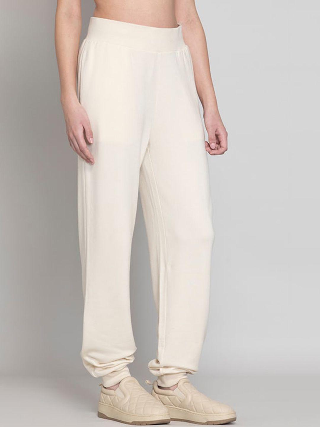 muvazo relaxed fit mid-rise cotton joggers