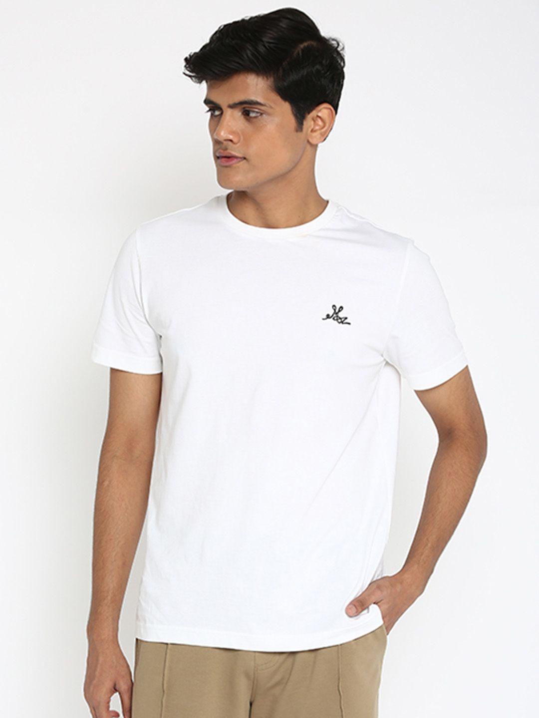 muvazo round neck short sleeves cotton t-shirt