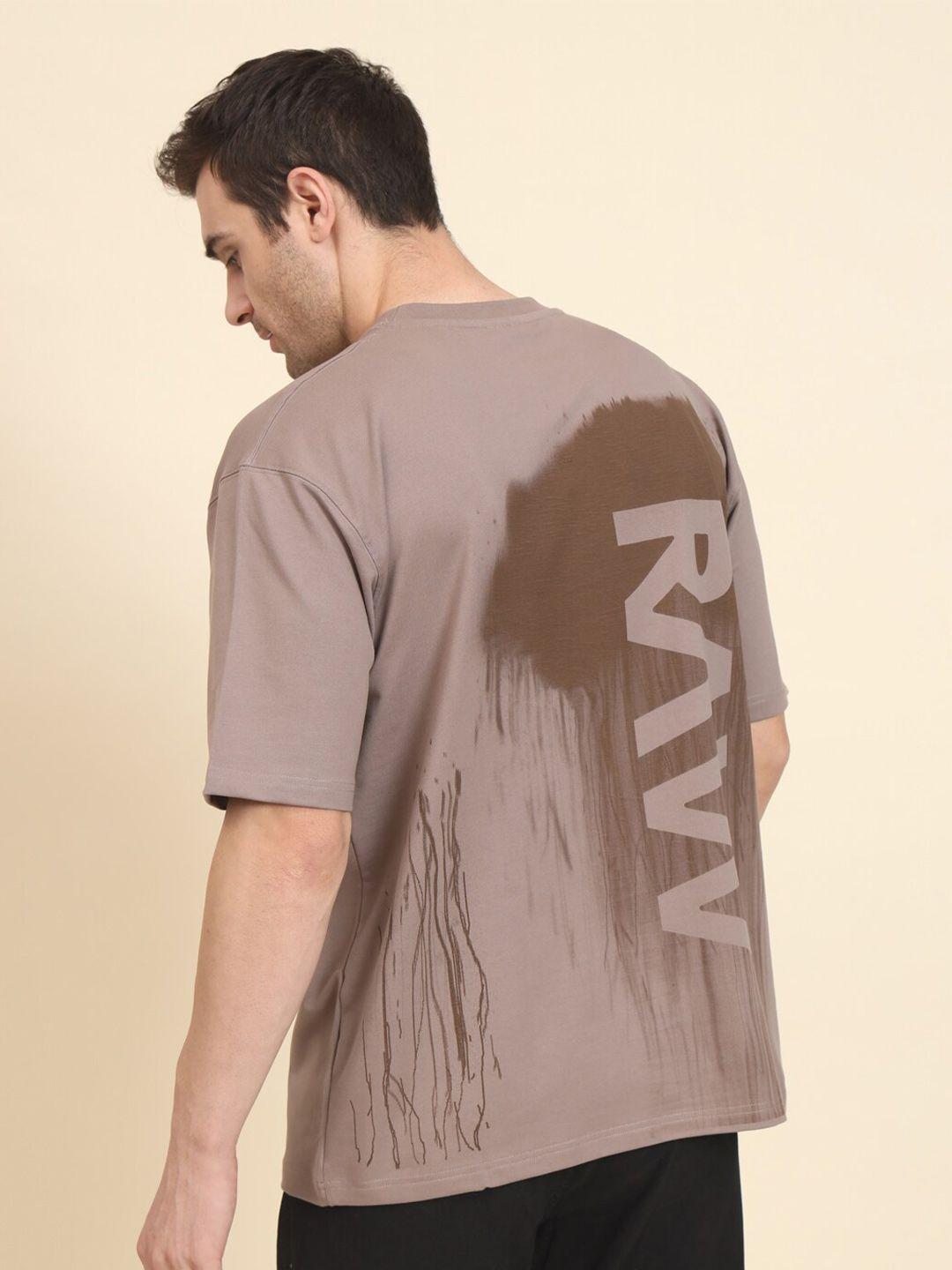 muwin men typography bio finish pockets t-shirt