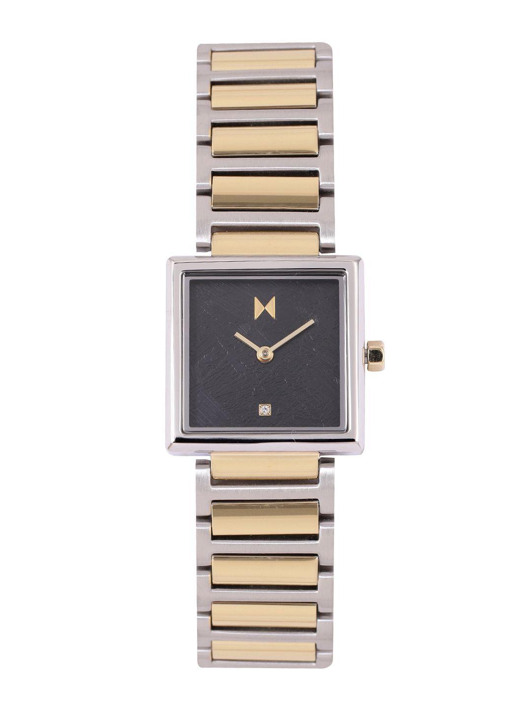 mvmt women black frost analogue watch 28000146