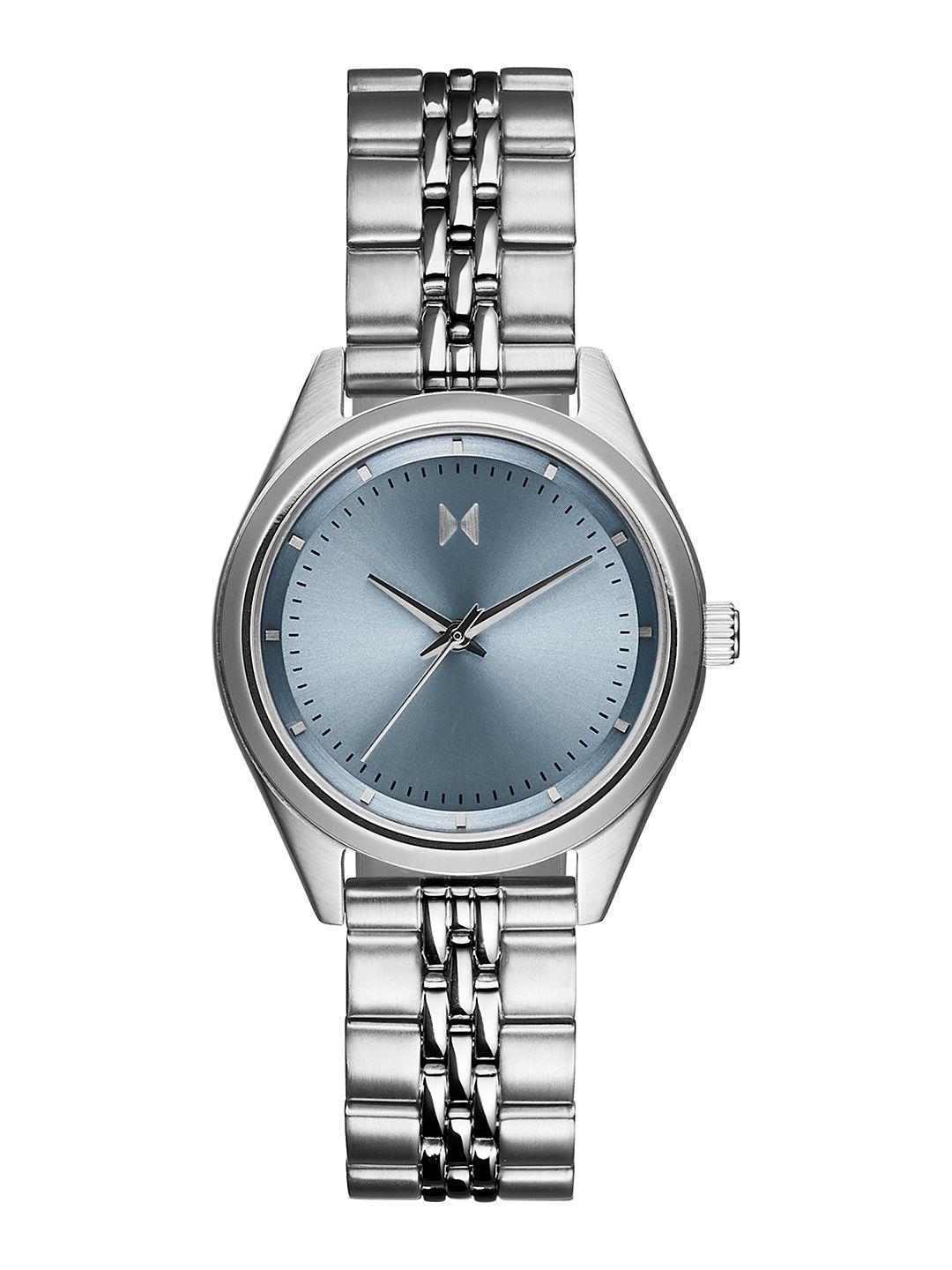 mvmt women blue analogue watch 28000079