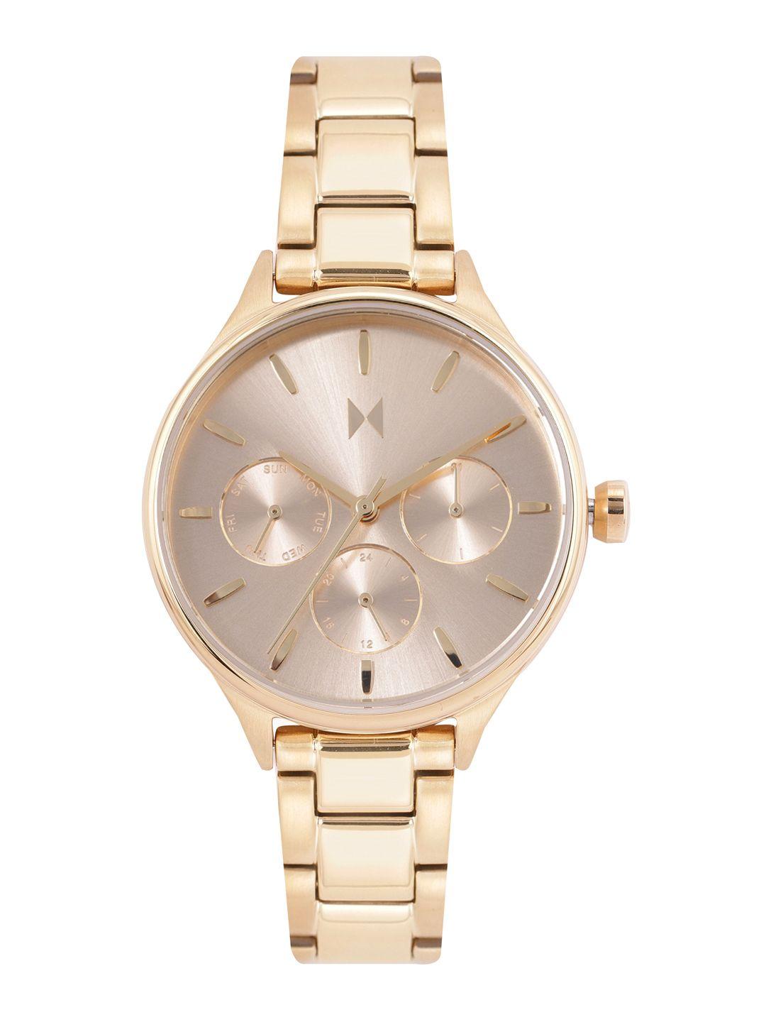 mvmt women gold-toned reina eye analogue watch 28000239