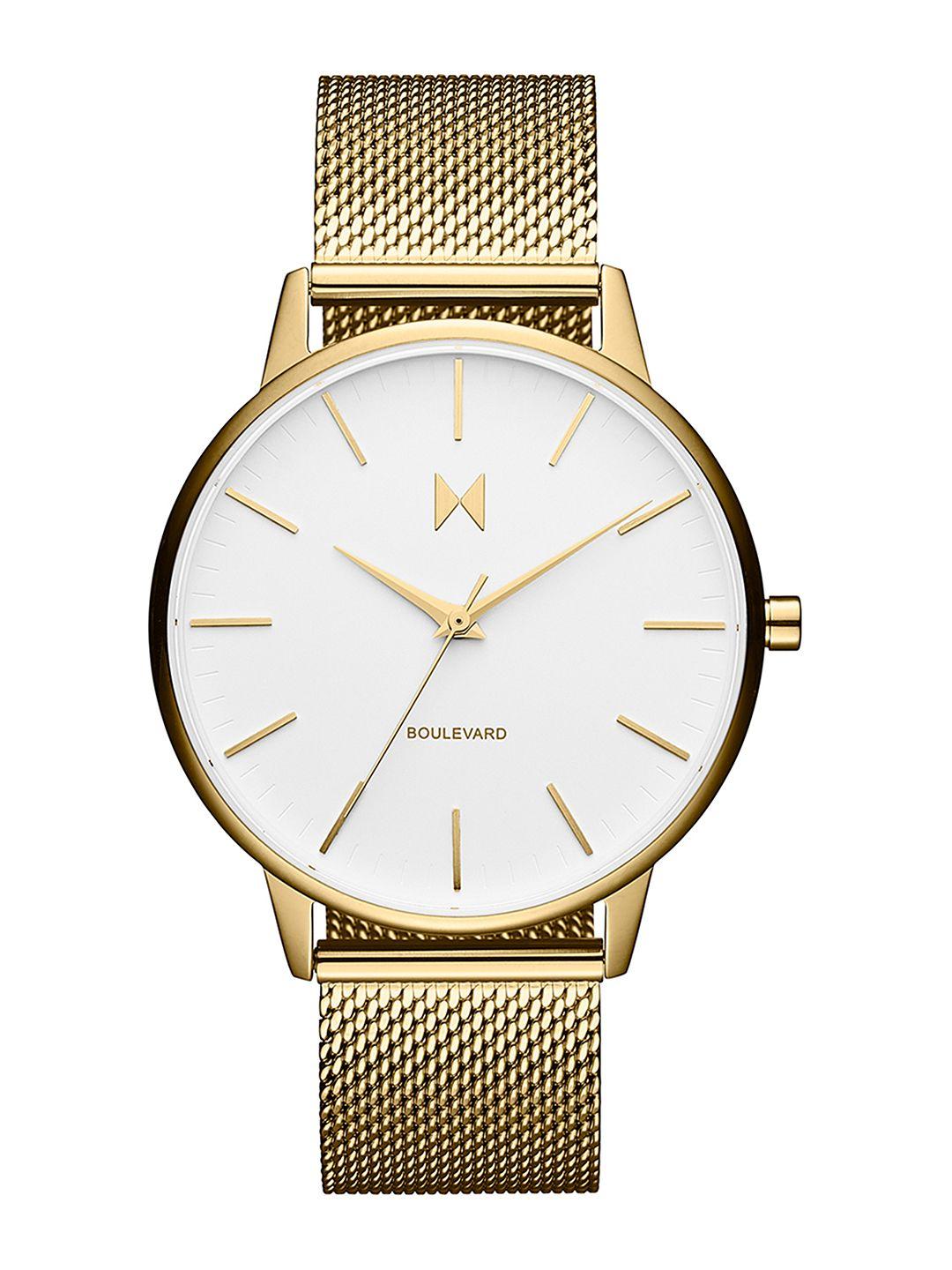 mvmt women white boulevard analogue watch 28000220