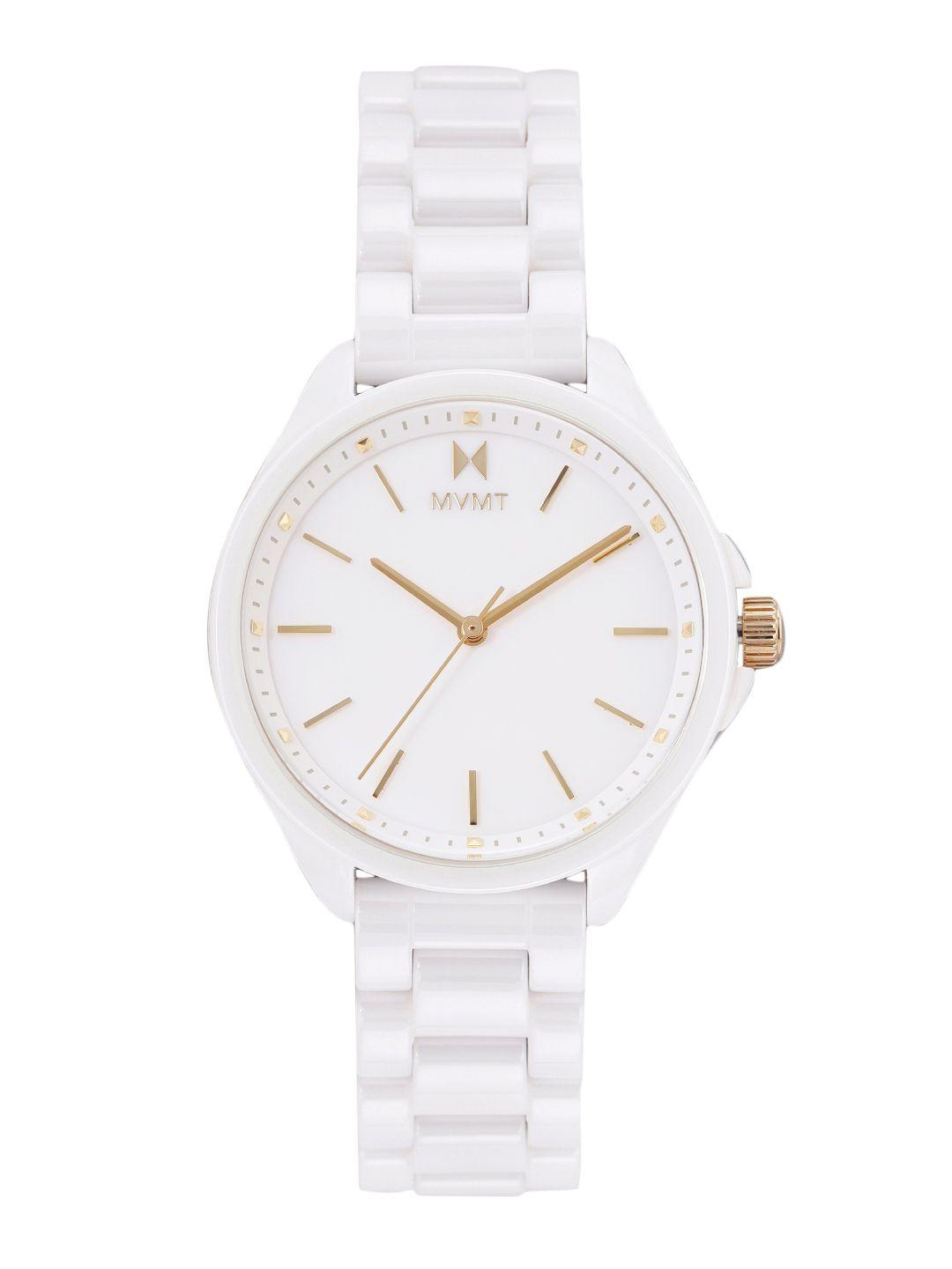 mvmt women white coronada analogue watch 28000119