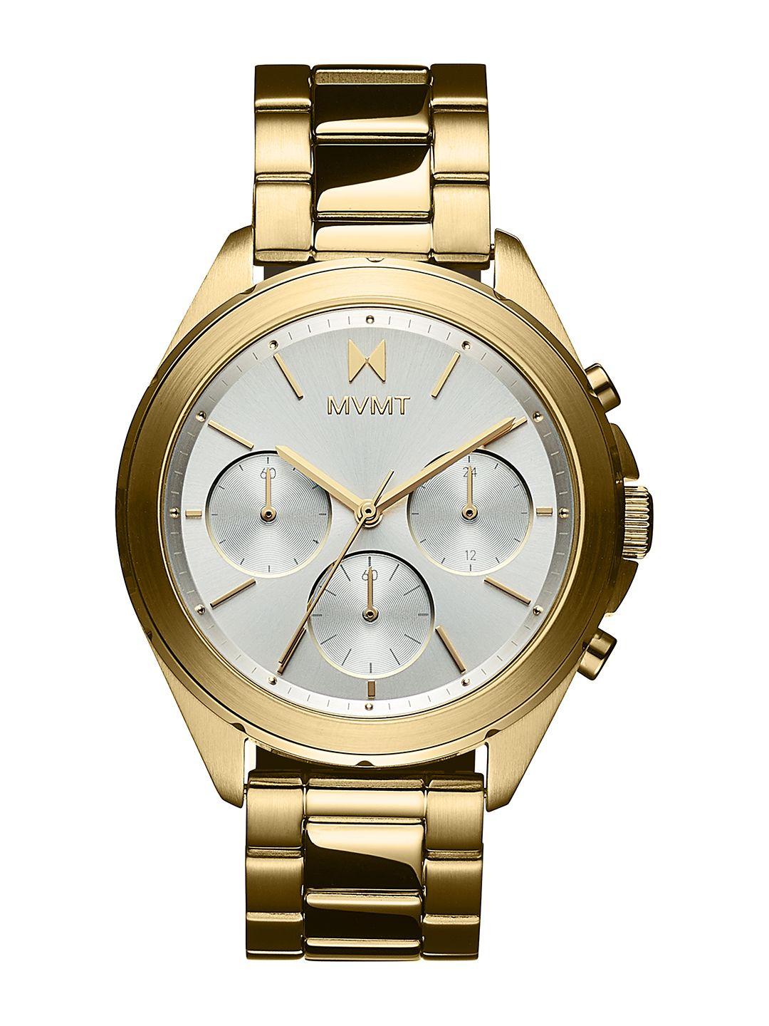 mvmt women white stainless steel analogue watch 28000128-d