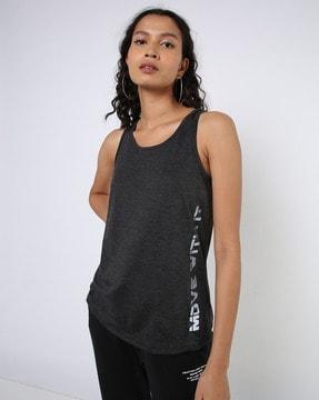 mw33 microfiber fabric tank top with breathable mesh and stay dry treatment