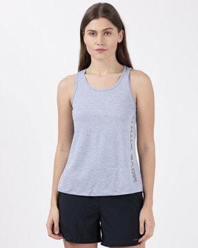 mw33 microfiber fabric tank top with breathable mesh and stay dry treatment