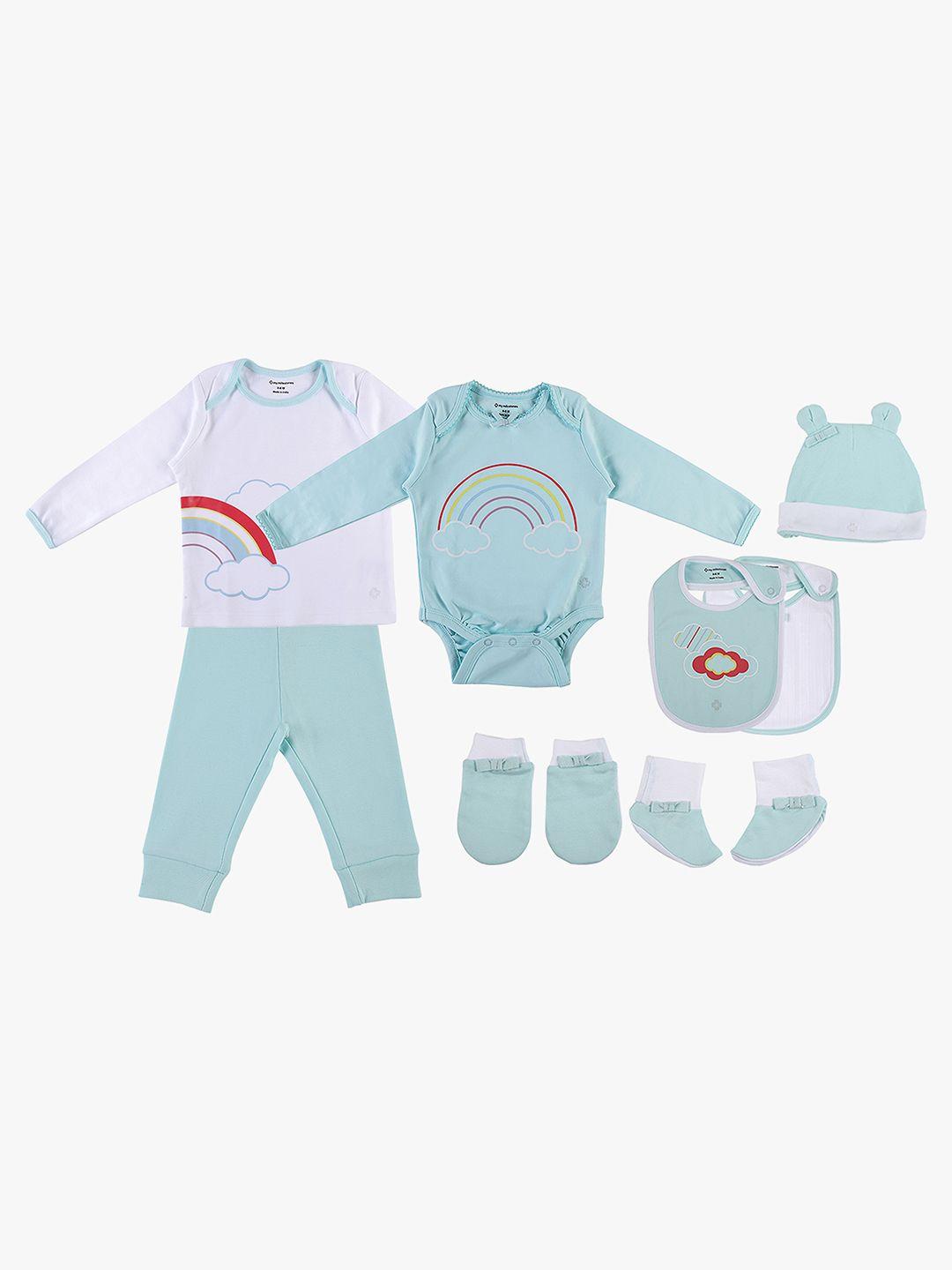 my milestones infant set of 8 clothing gift set