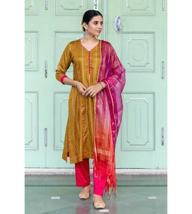 myaara olive rani bagh' 22 mandakini kurta set