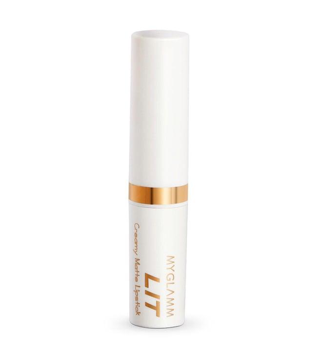 myglamm lit creamy matte lipstick sangria - 3.7 gm
