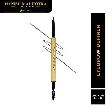 myglamm manish malhotra precision eyebrow define-charcoal allure -0.1g