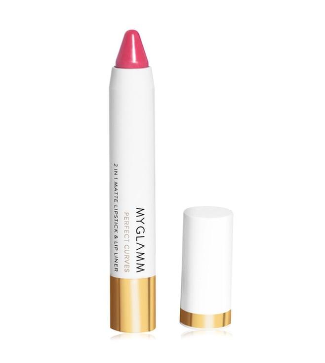 myglamm perfect curves matte lip crayon debutante - 3.7 gm
