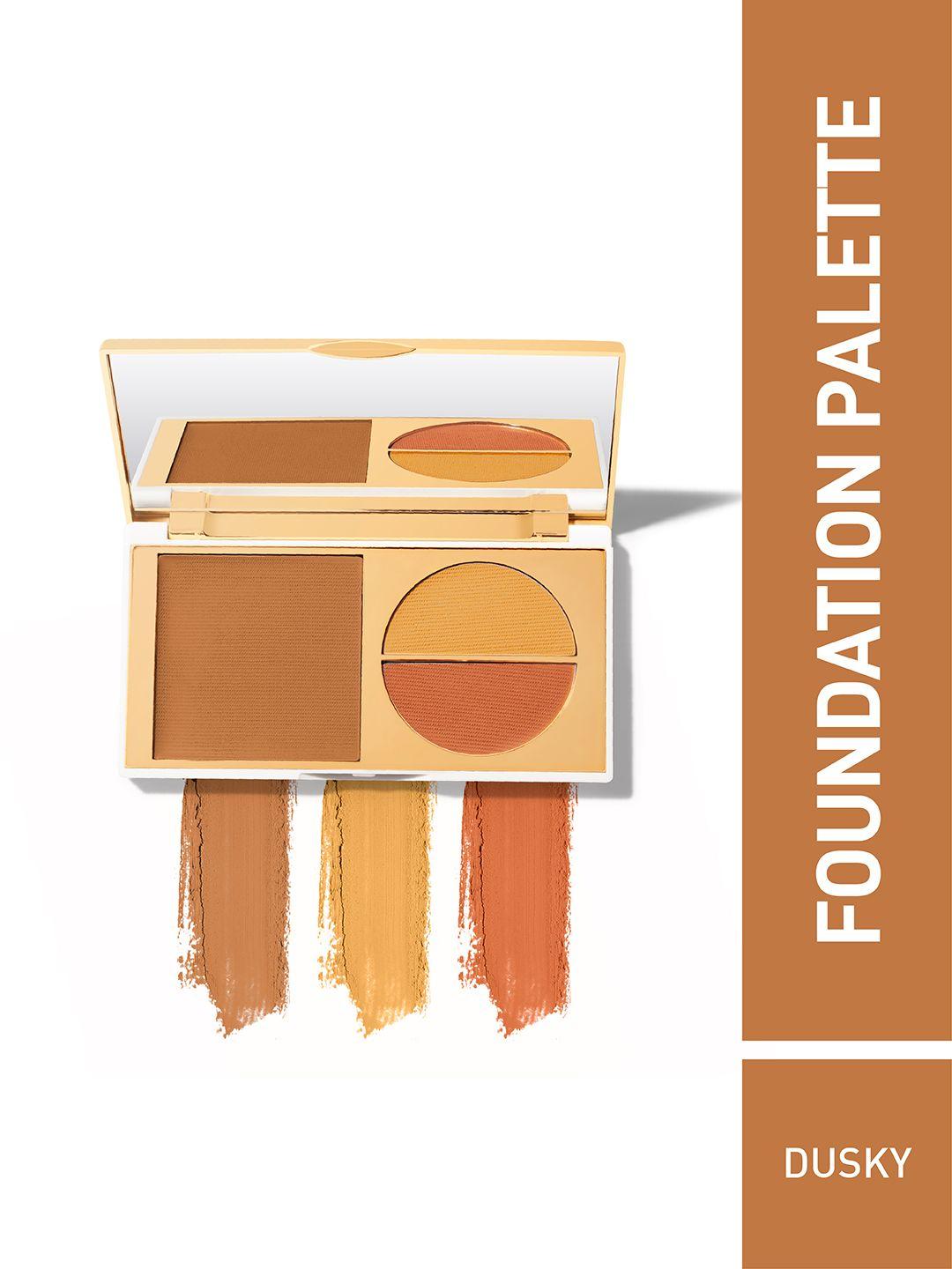 myglamm total makeover ff cream foundation palette - dusky