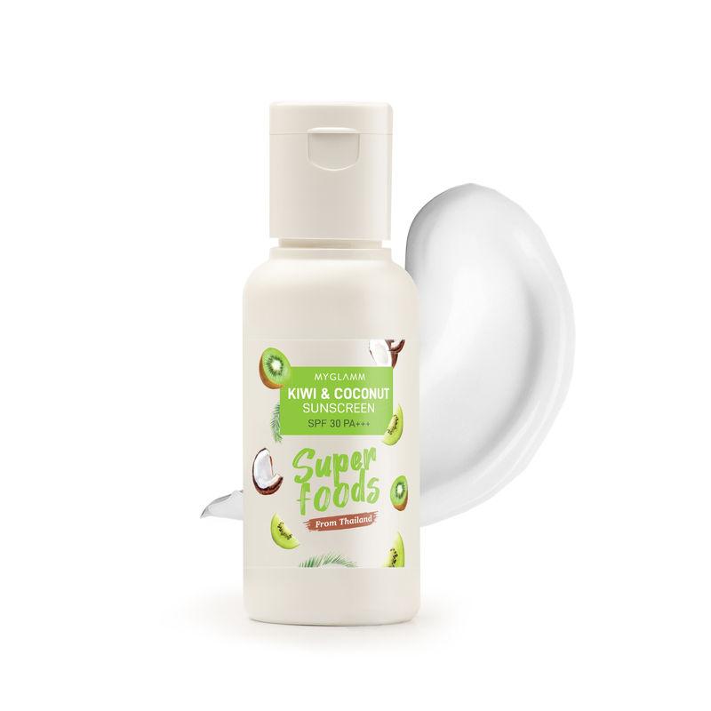 myglamm coconut & kiwi sunscreen