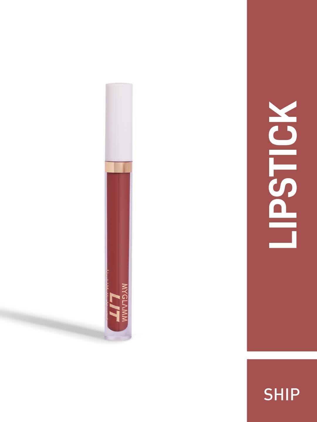 myglamm lit liquid matte lipstick 3 ml - ship