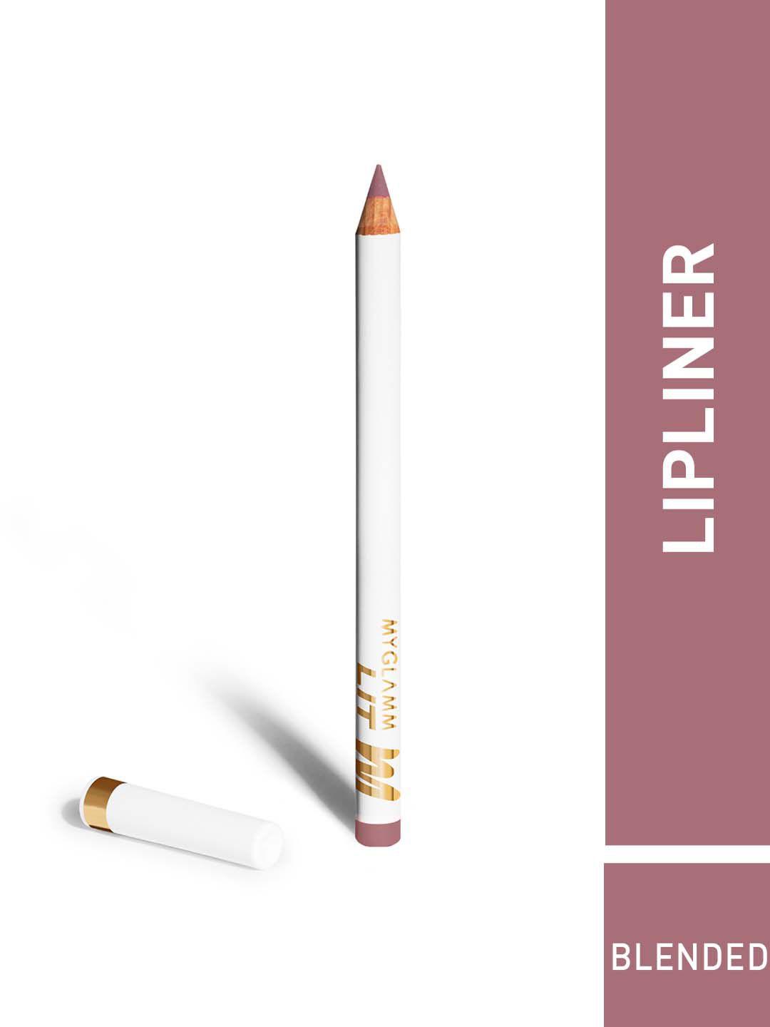 myglamm lit matte lipliner pencil - blended