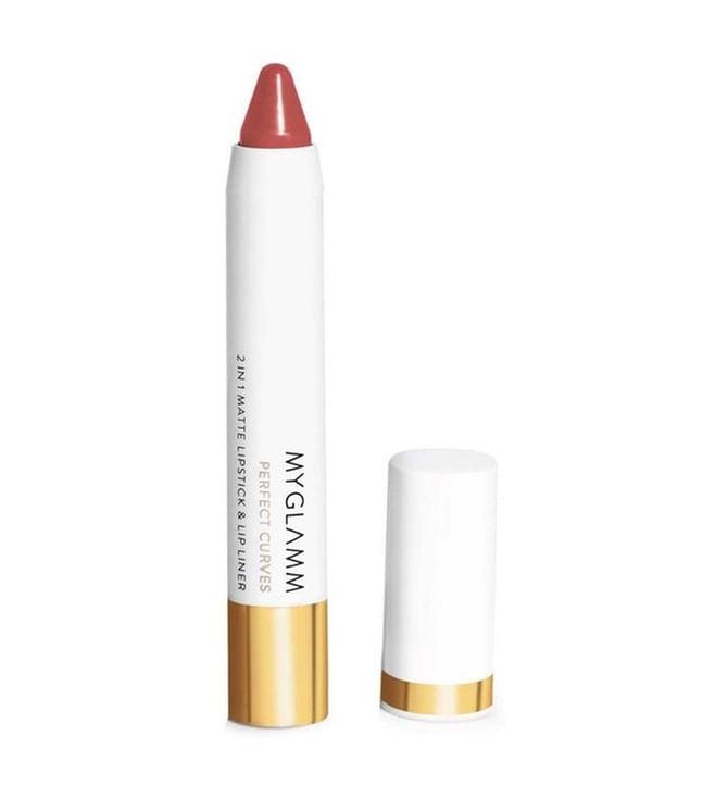 myglamm perfect curves matte lip crayon spice it up - 3.7 gm