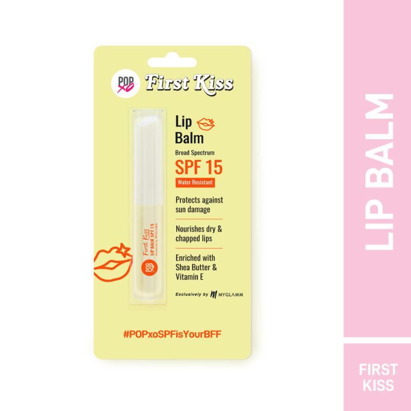 myglamm popxo first kiss lip balm spf 15