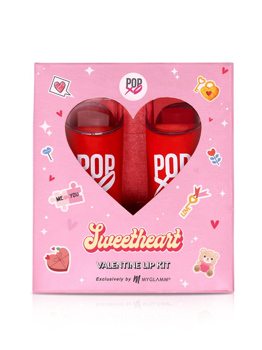 myglamm popxo sweetheart lipstick kit - keeper & bbg