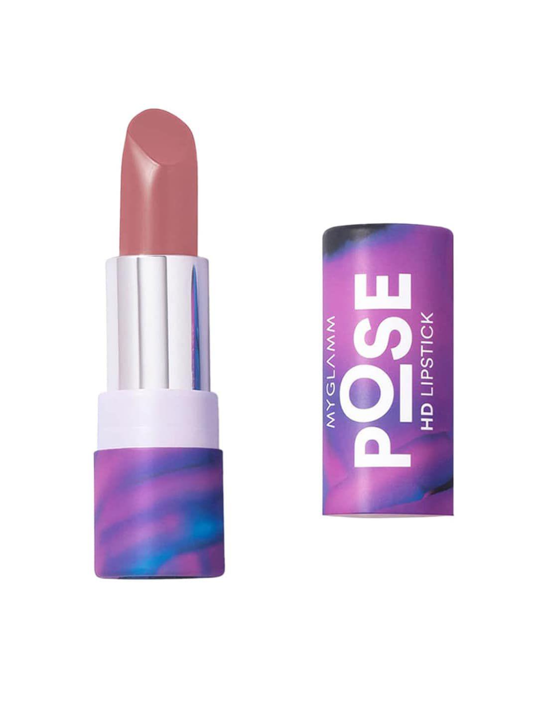 myglamm pose hd lipstick - soft pink